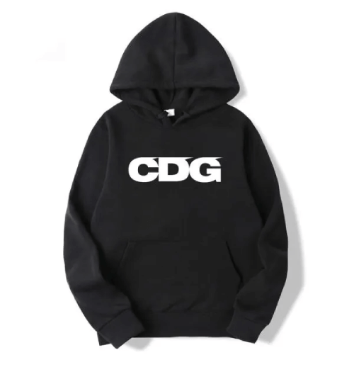 Comme Des Garcons Front Side View With CDG Logo