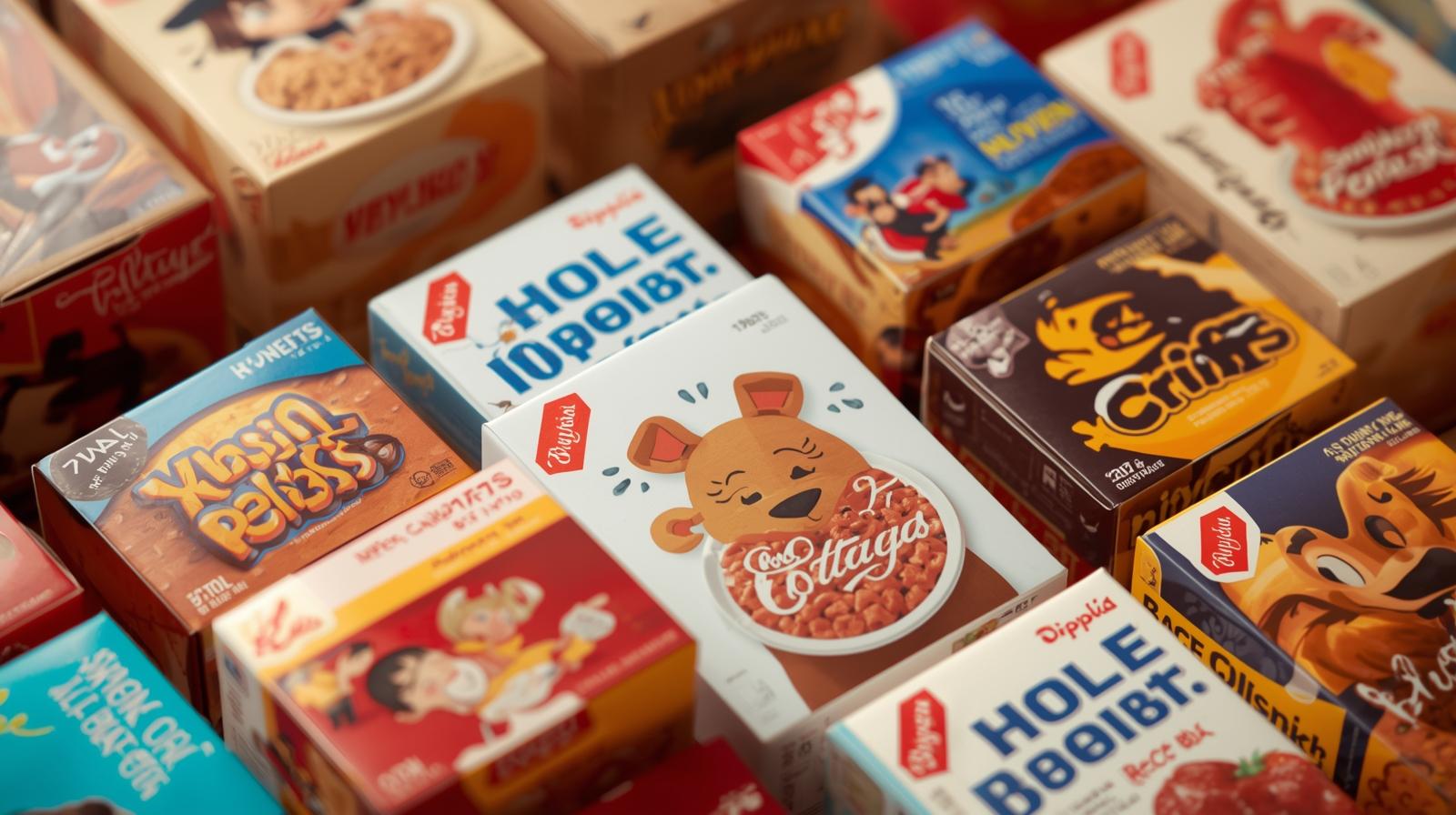 Cereal Food Boxes