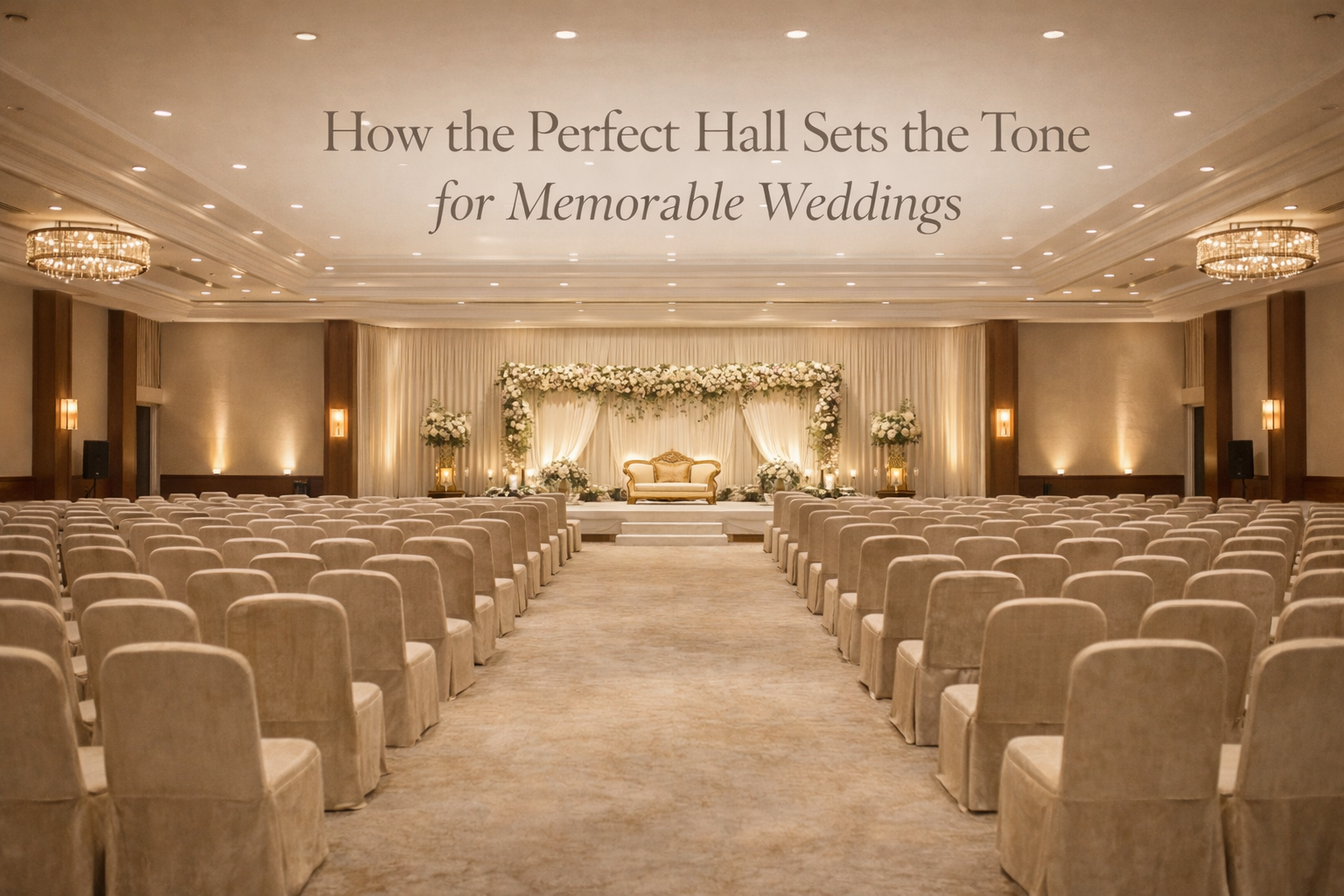 How the Perfect Hall Sets the Tone for Memorable Weddings