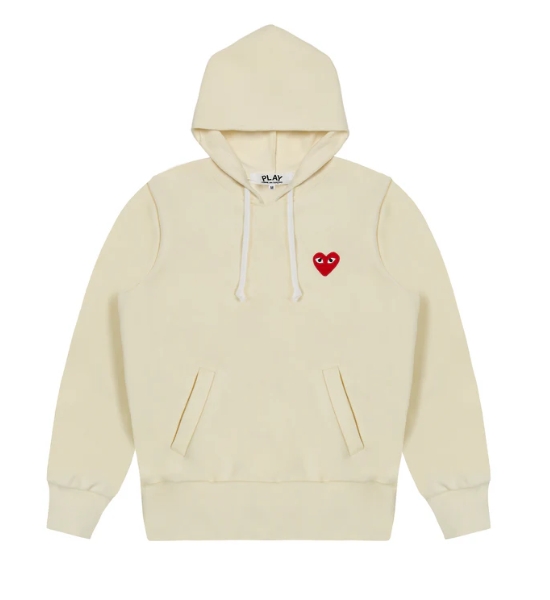 Comme Des Garcons Beige Hoodie​