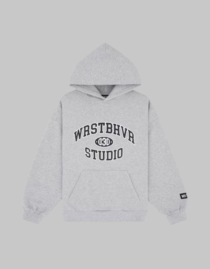 WRSTBHVE HAILEY V2 HOODIE GRAY MELANGE